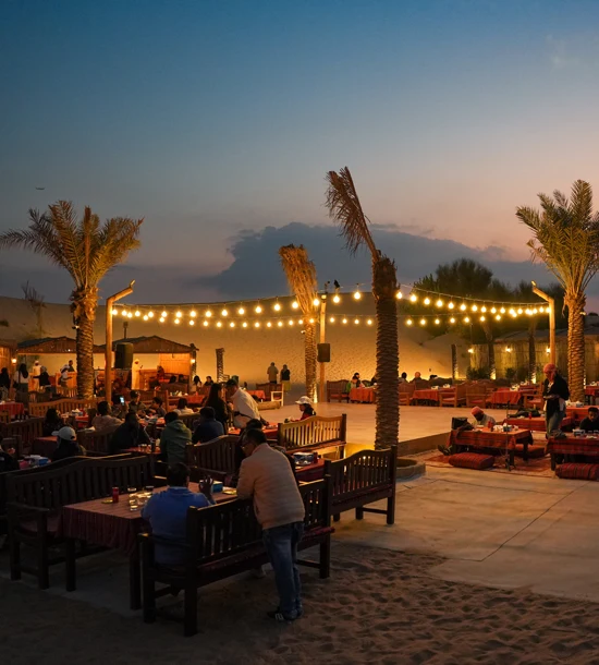desert camp eveing