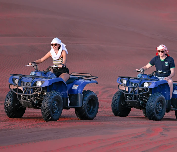 evening desert quad ride