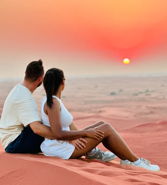 sunrise desert safari camel ride